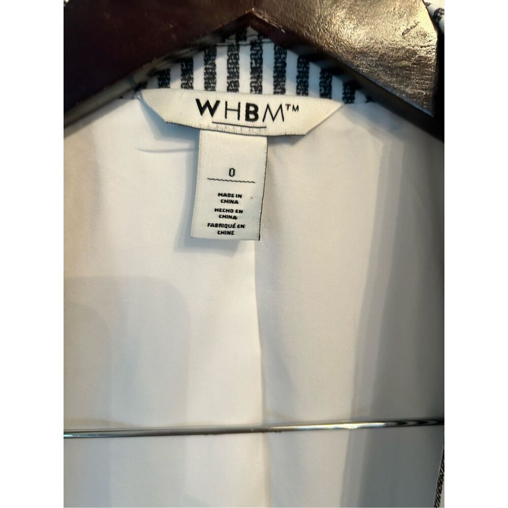 White House black market blazer striped black and white size 0 work attire, sexy - Picture 4 of 5